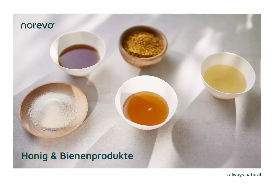Norevo Broschüre Honig und Bienenprodukte